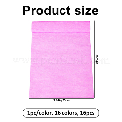 16 pièce de papier crépon fait main 16 couleurs&nbsp;DIY-FH0010-37