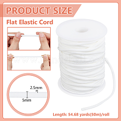 50m flache elastische Kordel&nbsp;OCOR-BC0009-54A