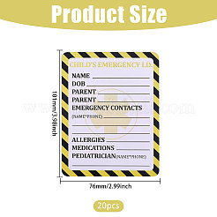 20 Blatt PVC-Aufkleber&nbsp;DIY-CA0007-91
