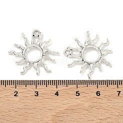 Pendentifs de soleil en alliage de style tibétain&nbsp;TIBEP-M020-09AS