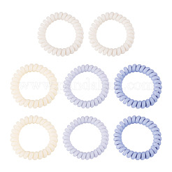 8 accessorio per capelli in plastica di 4 colori&nbsp;OHAR-TADJ0001-01