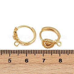 Fornituras de pendiente de latón&nbsp;KK-P310-29G