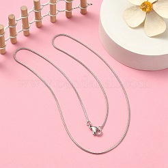 Collier chaîne serpent rond en laiton pour hommes femmes&nbsp;MAK-YW0001-11