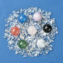 Natürliche und synthetische Edelsteinheilungs-Rundornamente&nbsp;AJEW-FS0001-13A