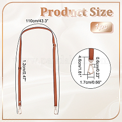 Verstellbare Taschenriemen aus Leder&nbsp;DIY-WH0304-708B