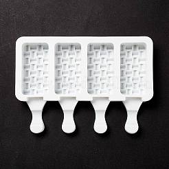 Moldes de silicona para helados rectangulares diy de grado alimenticio&nbsp;LS-DIY-D062-05B