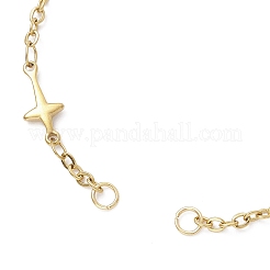Herstellung von Cross-Link-Armbändern aus Edelstahl 304&nbsp;AJEW-JB01382-02