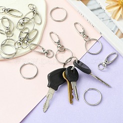 10 Stück drehbare Karabinerhaken aus Eisen&nbsp;IFIN-YW0003-39