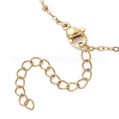Braccialetto con catena satellitare in acciaio inossidabile 304&nbsp;BJEW-JB13163-04