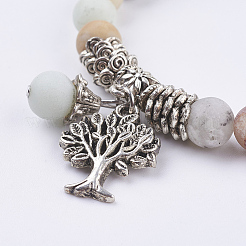 Braccialetti di stirata amazonite naturale&nbsp;BJEW-F262-A09