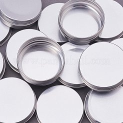 Barattoli rotondi in alluminio da 60 ml&nbsp;CON-WH0002-60ml