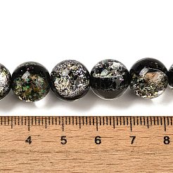 Handgefertigte Stränge aus dichroitischen Folienglasperlen&nbsp;DICH-U001-10A