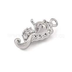 Messing micro pave klare zirkonia anhänger&nbsp;CU-CBA3D76-14P