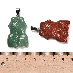 Natürliche und synthetische Mischedelsteinanhänger&nbsp;G-M424-09P