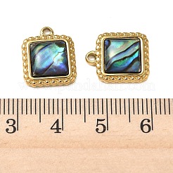 Natur Paua Muschel Anhänger&nbsp;STAS-G397-21G-02