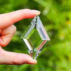 Rhombus facettierte K9 Glas Sonnenfänger&nbsp;PW-WG319FE-01