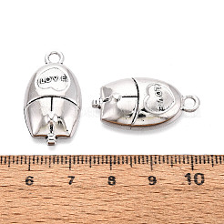 Tibetischer stil Aluminium Anhänger & Charms&nbsp;TIBE-N014-07AS