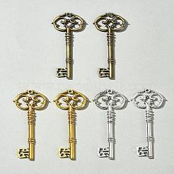 6 pz 3 colori pendenti grandi in lega di zinco stile tibetano&nbsp;FIND-FS0002-55