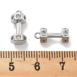 Pendenti in zirconi cubici trasparenti in micro pavè di ottone&nbsp;KK-M102-46P