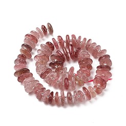 Fili di perle di quarzo naturale straswberry&nbsp;G-D480-A14
