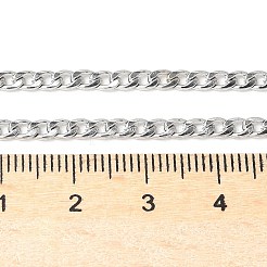 Anlaufgeschützte Panzerkette/gedrehte Kette aus Edelstahl 304 zur Herstellung von Halsketten&nbsp;STAS-A028-N108P