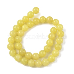 Natürliche Zitronen Jade Perlen Stränge&nbsp;G-G284-A01-10mm