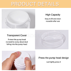 Leere nachfüllbare Airless-Pumpflasche aus Kunststoff&nbsp;AJEW-WH0016-49A