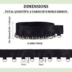 Polyester mit Eisen-D-Ringband&nbsp;OCOR-WH0078-40A