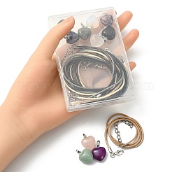 DIY-Herz-Halsketten-Herstellungsset&nbsp;DIY-YW0007-23