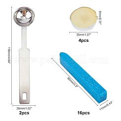 Kit per la creazione di sigilli di cera vintage retrò fai da te&nbsp;DIY-CP0001-85-09