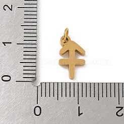 Anhänger aus 304 Edelstahl&nbsp;STAS-R001-04G-09