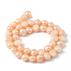 Brins de perles de culture d'eau douce naturelles&nbsp;PEAR-P064-19K-01A