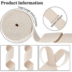 Polyester-Baumwoll-Flachband&nbsp;OCOR-WH0074-23