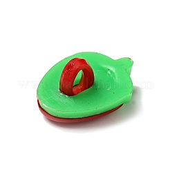 Acryl Erdbeere Ösenknöpfe&nbsp;X-BUTT-E025-03