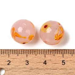 Perles vernissées manuelles&nbsp;LAMP-C016-04D-12