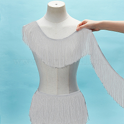 Ruban de dentelle à pampilles en polyester&nbsp;OCOR-FG0002-45B