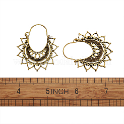 Orecchini a cerchio pendenti in lega stile bohemien retrò&nbsp;EJEW-TAC0003-02AG
