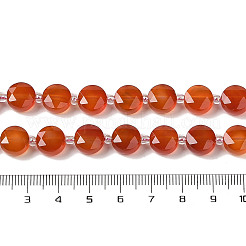 Hebras naturales abalorios de cornalina&nbsp;G-NH0013-A03-01