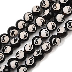 Stile tibetano perline dzi fili&nbsp;G-G328-A10-8mm