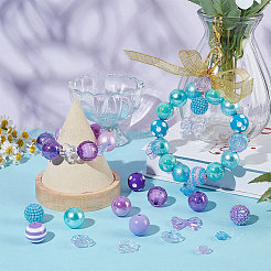 18 Stil gemischte Stil Acrylperlen Schmuck-Sets&nbsp;OACR-PH0004-02