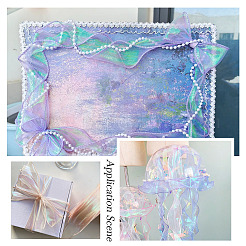 Ruban irisé en polyester de 10 mètre&nbsp;OCOR-TAC0017-04B