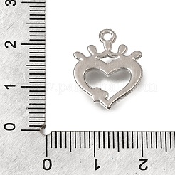 Pendenti in lega di zirconi cubici chiari con micro pavé&nbsp;CU-CBA15BE-01P