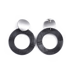 Orecchini pendenti in pelle PU&nbsp;EJEW-JE03294-01