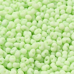 Perles de rocaille en verre dépoli&nbsp;SEED-K009-05B-06