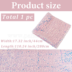 Chemins de table à paillettes en polyester&nbsp;AJEW-WH20080-48D