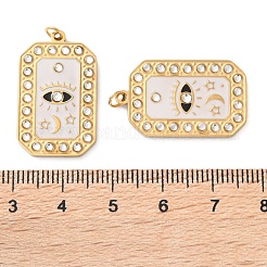 Ionenplattierung (IP) 304 Edelstahl Strass Emaille Anhänger&nbsp;STAS-Q333-03G
