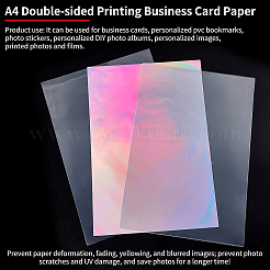 A4 doppelseitig bedrucktes Visitenkartenpapier&nbsp;DIY-WH0214-22