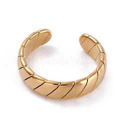 Anelli polsini in acciaio inossidabile 304&nbsp;RJEW-E169-03G