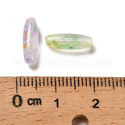 Perles en verre peintes&nbsp;GLAA-C037-01K