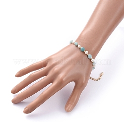 Natürliche amazonite Perlen Armbänder&nbsp;X-BJEW-JB05265-03